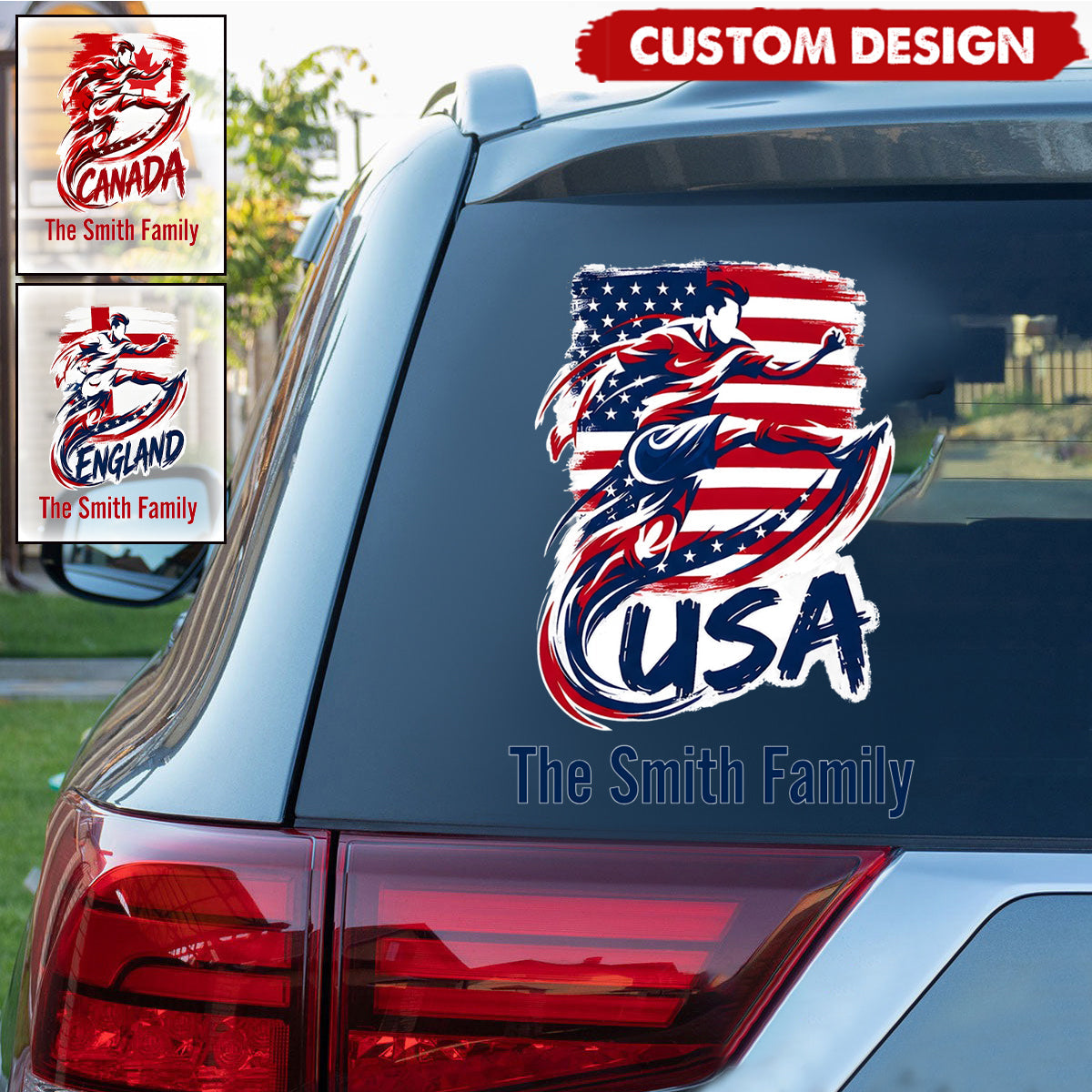 Personalized International Soccer Tournament Party Decal - Gifts For Soccer Lovers