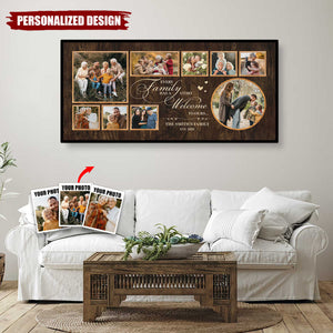 Personalized Family Photo Poster-Gift for Parents or Grandparents