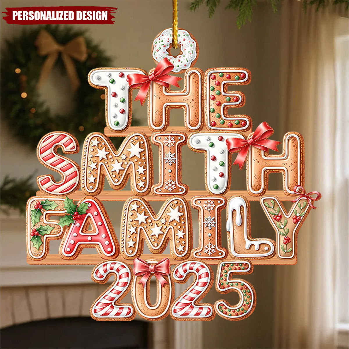 Personalized Family Christmas Ornament-Gift For Family