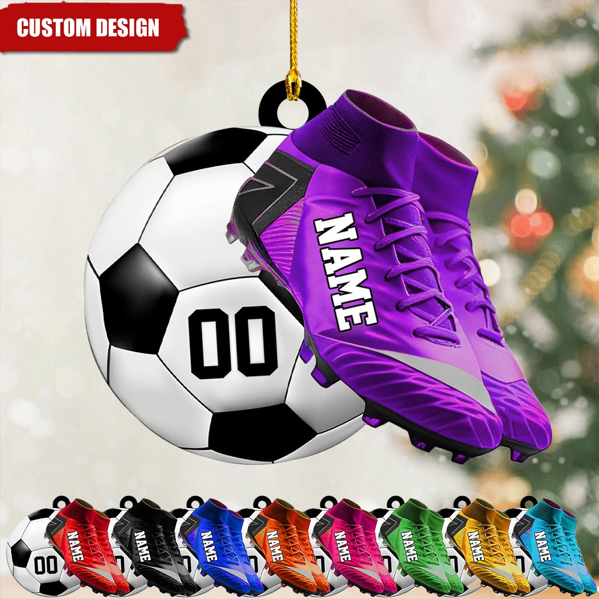 Personalized Soccer Ornaments Gift For Soccer Player - New Release