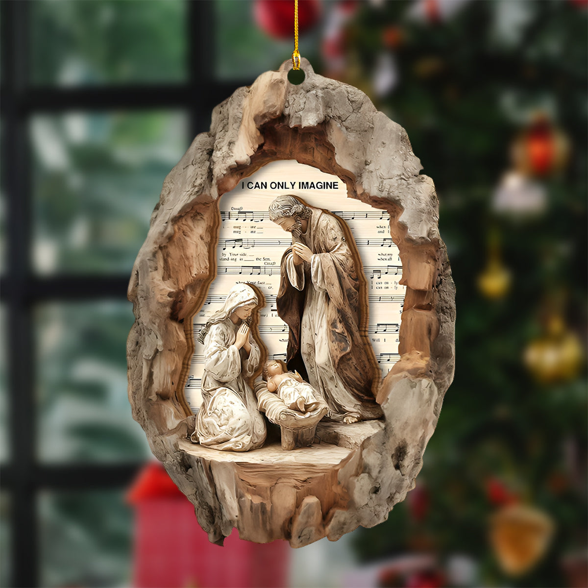 I Can Only Imagine Nativity Scene Ornament