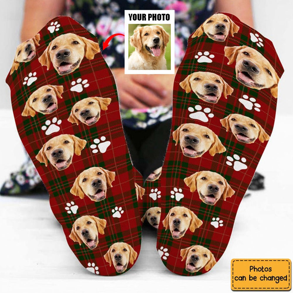 Gift For Dog Lover Upload Photo Socks