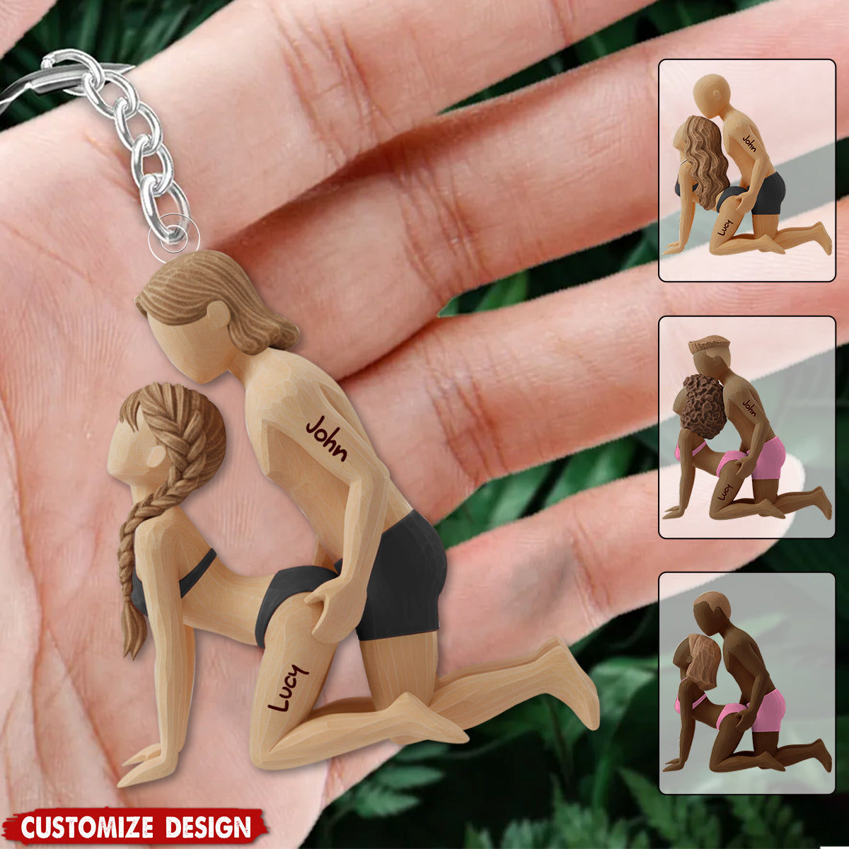 You Are My Favorite Thing - Personalized Acrylic Keychain - Gift For Couples