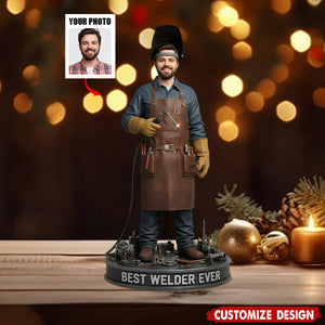 Custom Gift For Welder - Personalized Welder Custom Shaped Acrylic Plaque