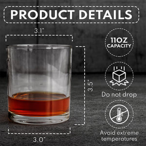 Personalized Promise To Always Be By Your Side Whiskey Glass -Gift For Whiskey Lovers