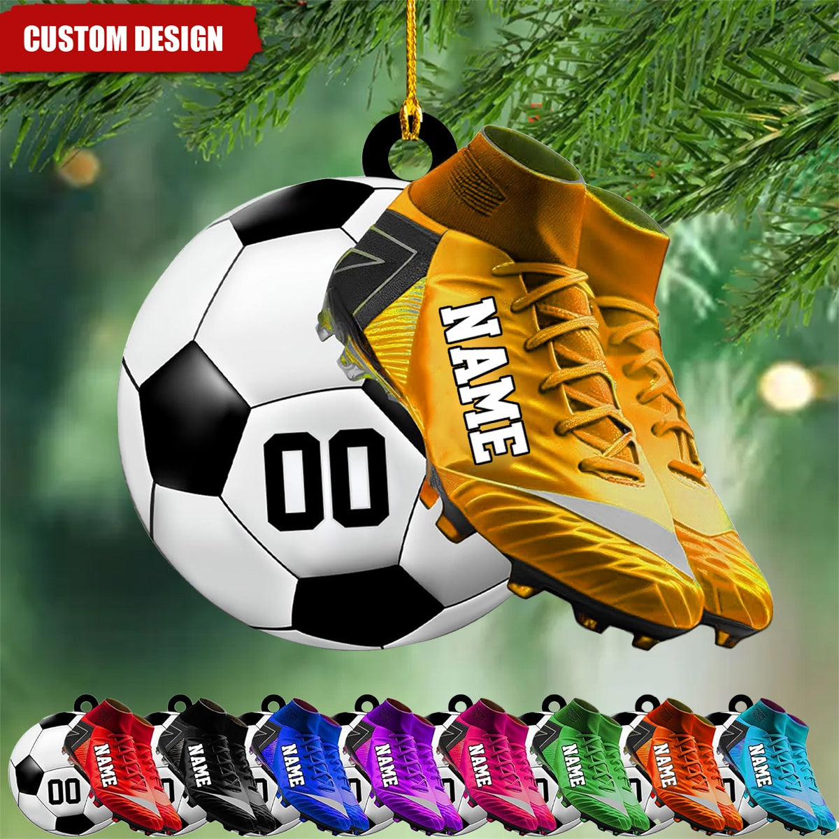 Personalized Soccer Ornaments Gift For Soccer Player - New Release