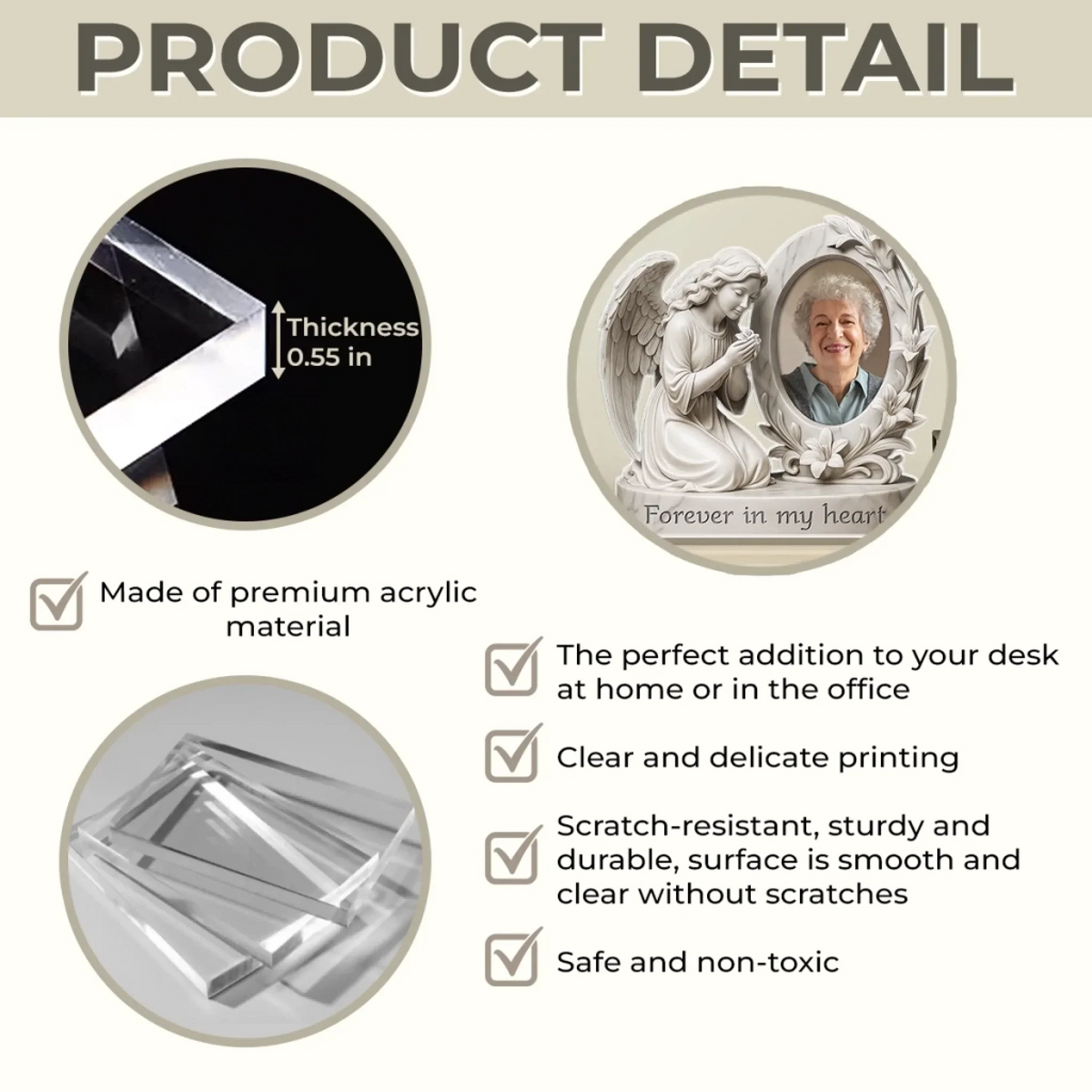 Personalized Highland Cow Couple Acrylic Plaque - Gift For Husband Wife, Anniversary