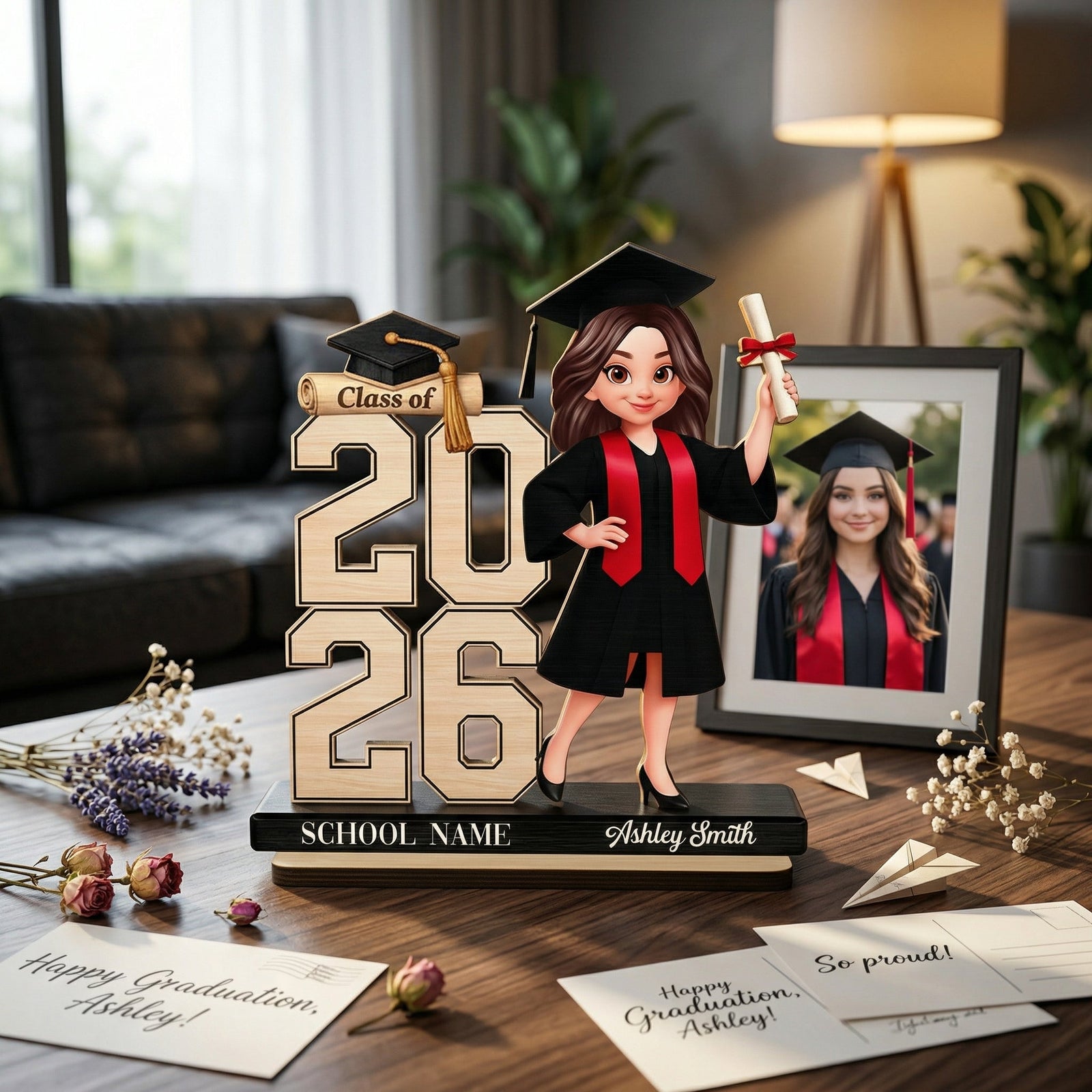 Personalized Graduation Wooden Plaque - Graduation Gift For Graduates