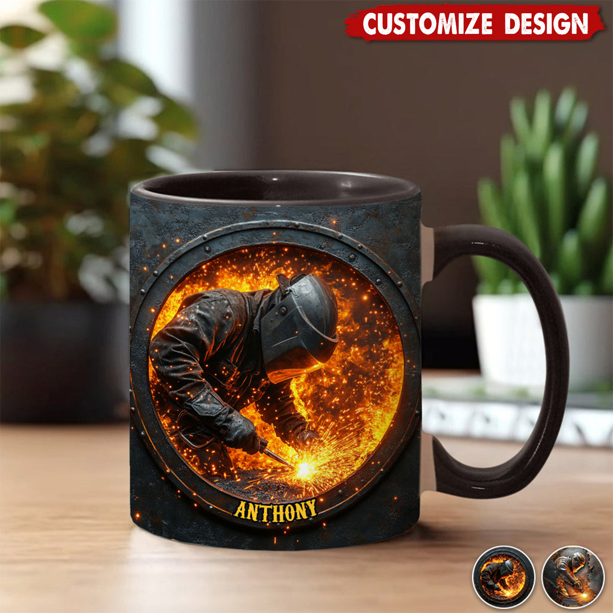 Personalized Welder Mug - Gift For Welder Man