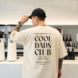Personalized Cool Dads Club Papa T-Shirt - Gift For Dad Grandpa