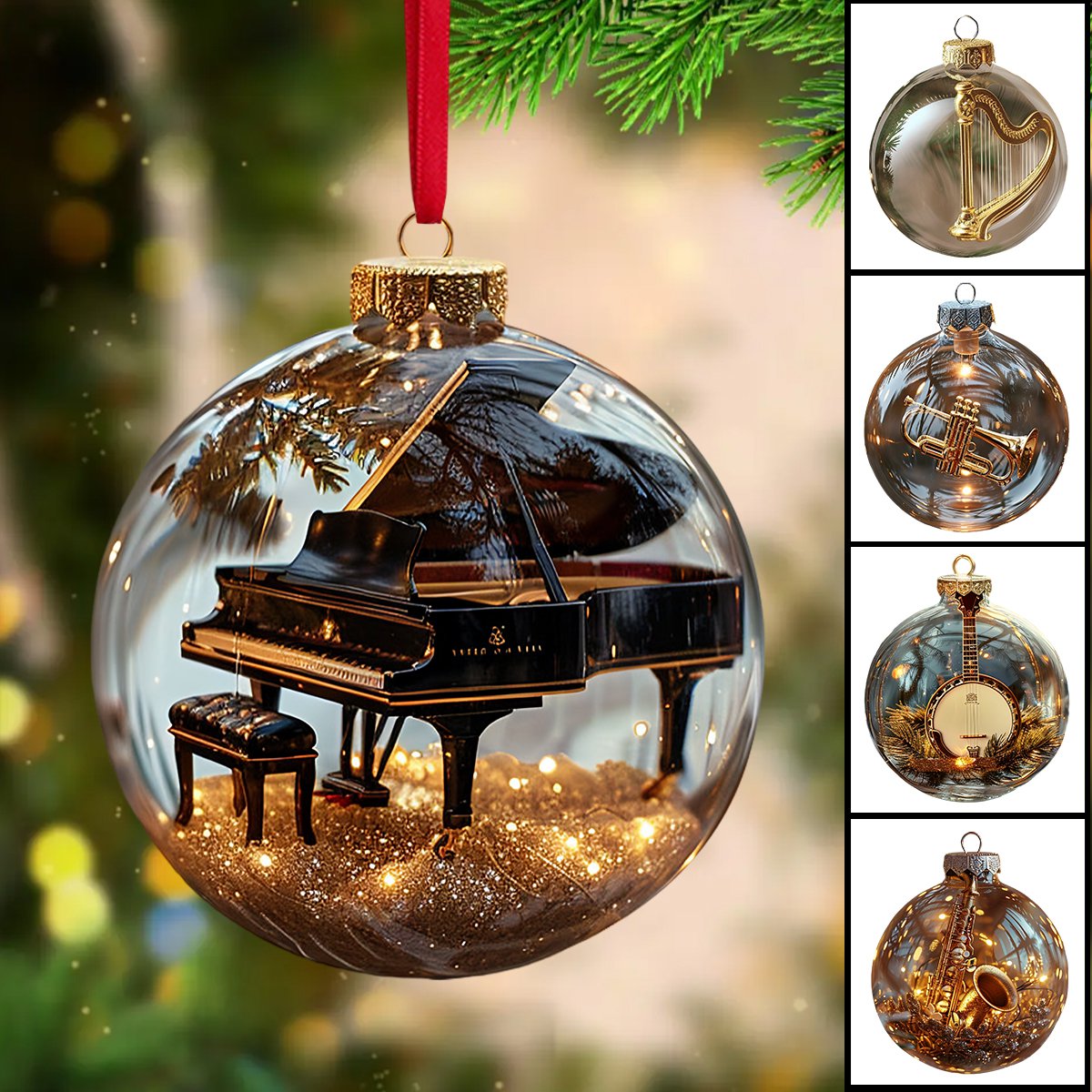Musical Harmony Christmas Ornament