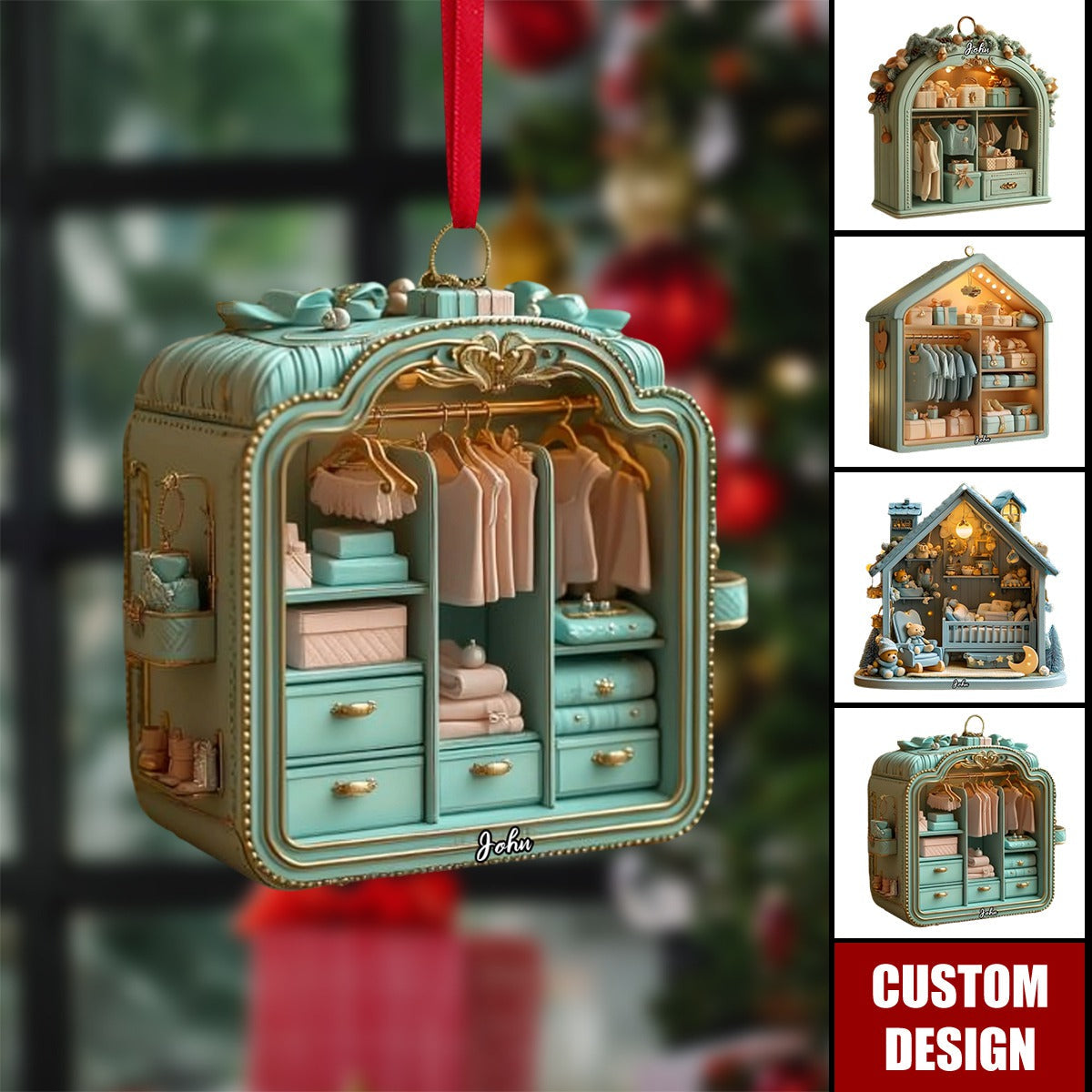 Personalized Baby Room Ornament - Gift For New Parents