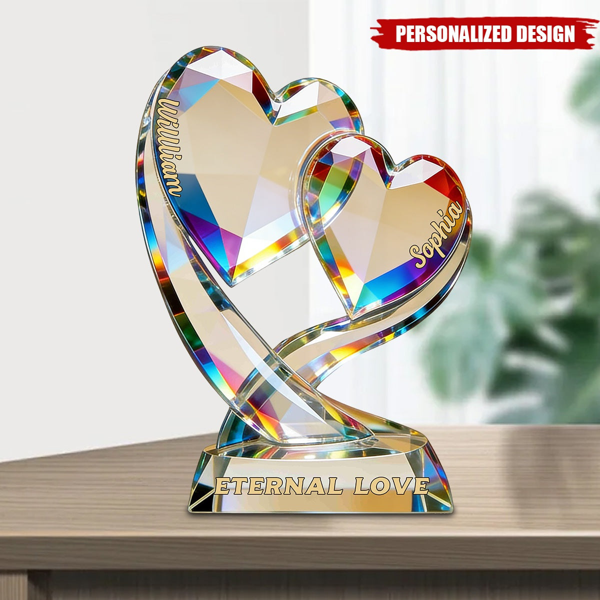 Together Forever-Personalized Couple Acrylic Plaque