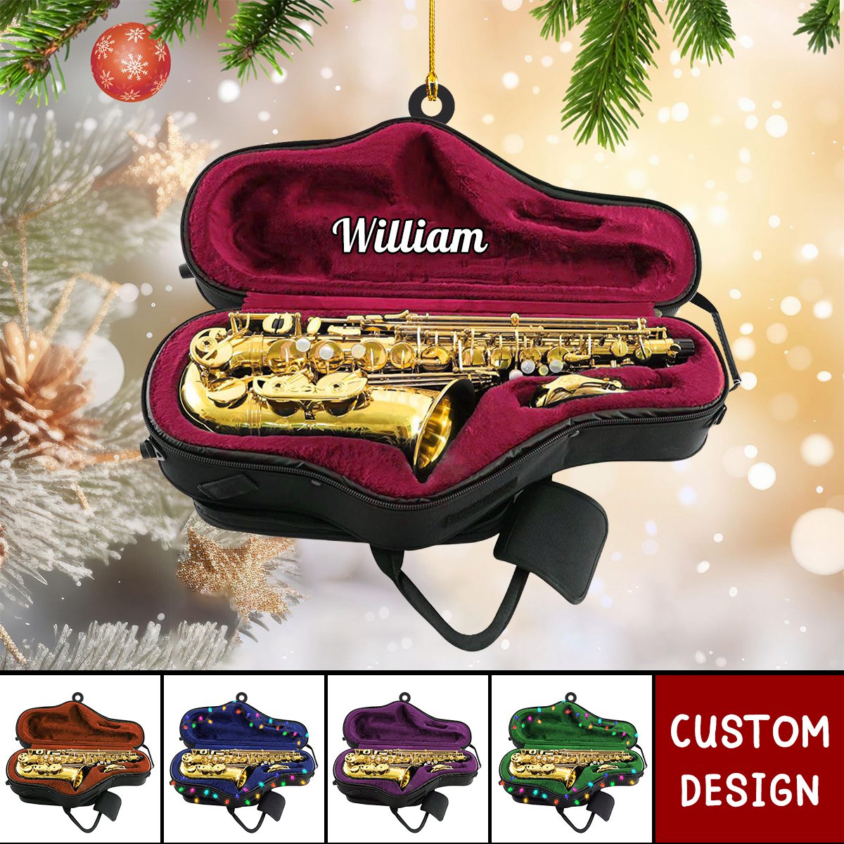 Personalized Saxophone Ornament-Gifts For Saxophonist-New Release ...