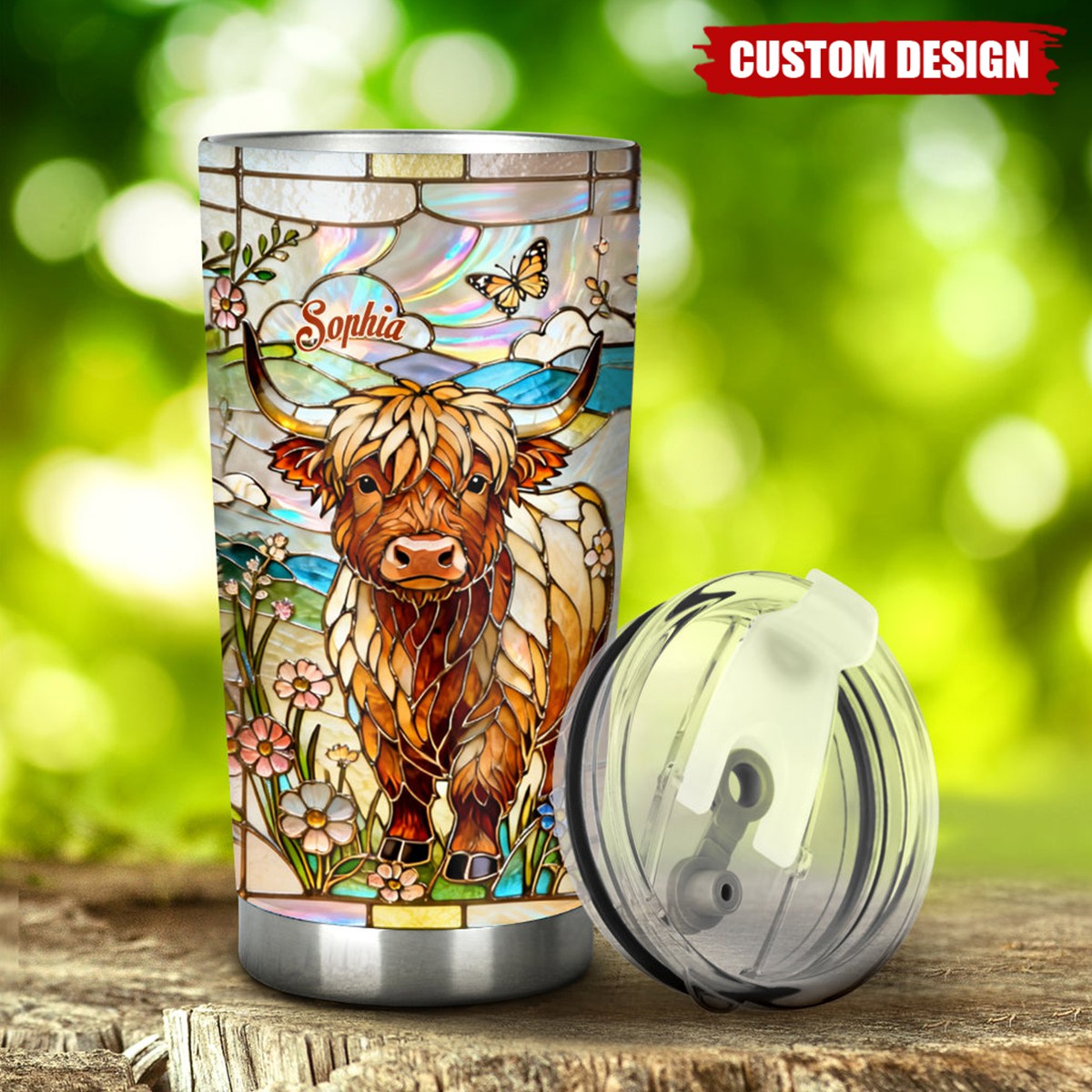 Love Highland Cows - Personalized Highland Cow Tumbler
