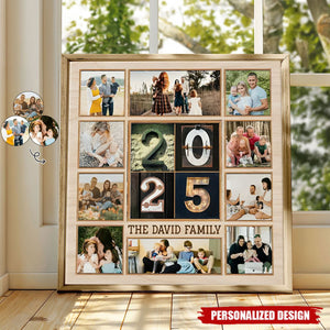 Custom Family Photo Collage Poster 2025-Family Keepsake Gifts