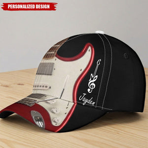 Personalized Cap-Gift For Guitarist, Guitar Lover