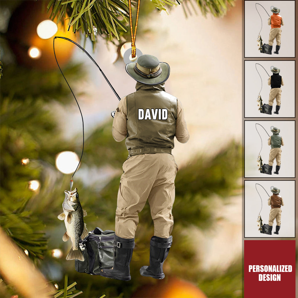 Personalized Xmas Fishing Keepsake Gift-Gift For Outdoor Sportsman