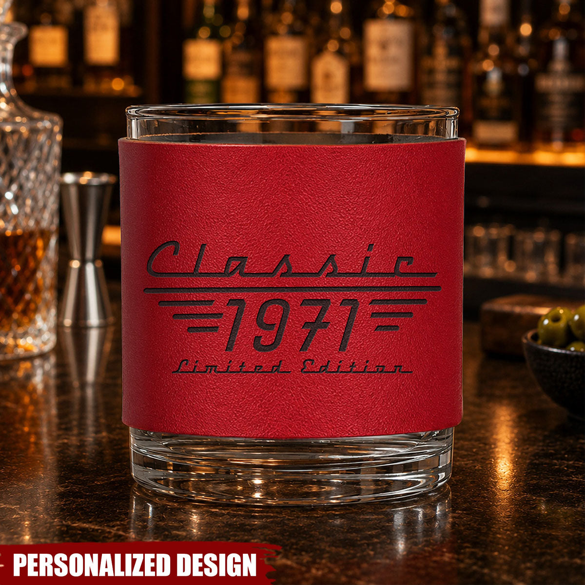 Classic Limited Edition-Personalized Whiskey Glass-Father's Day Gift