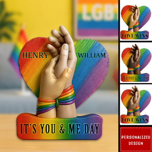 Personalized LGBT Couple Acrylic Plaque-Gifts For Couple