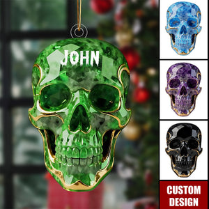 Beautiful Skull - Personalized Skull Christmas Ornament