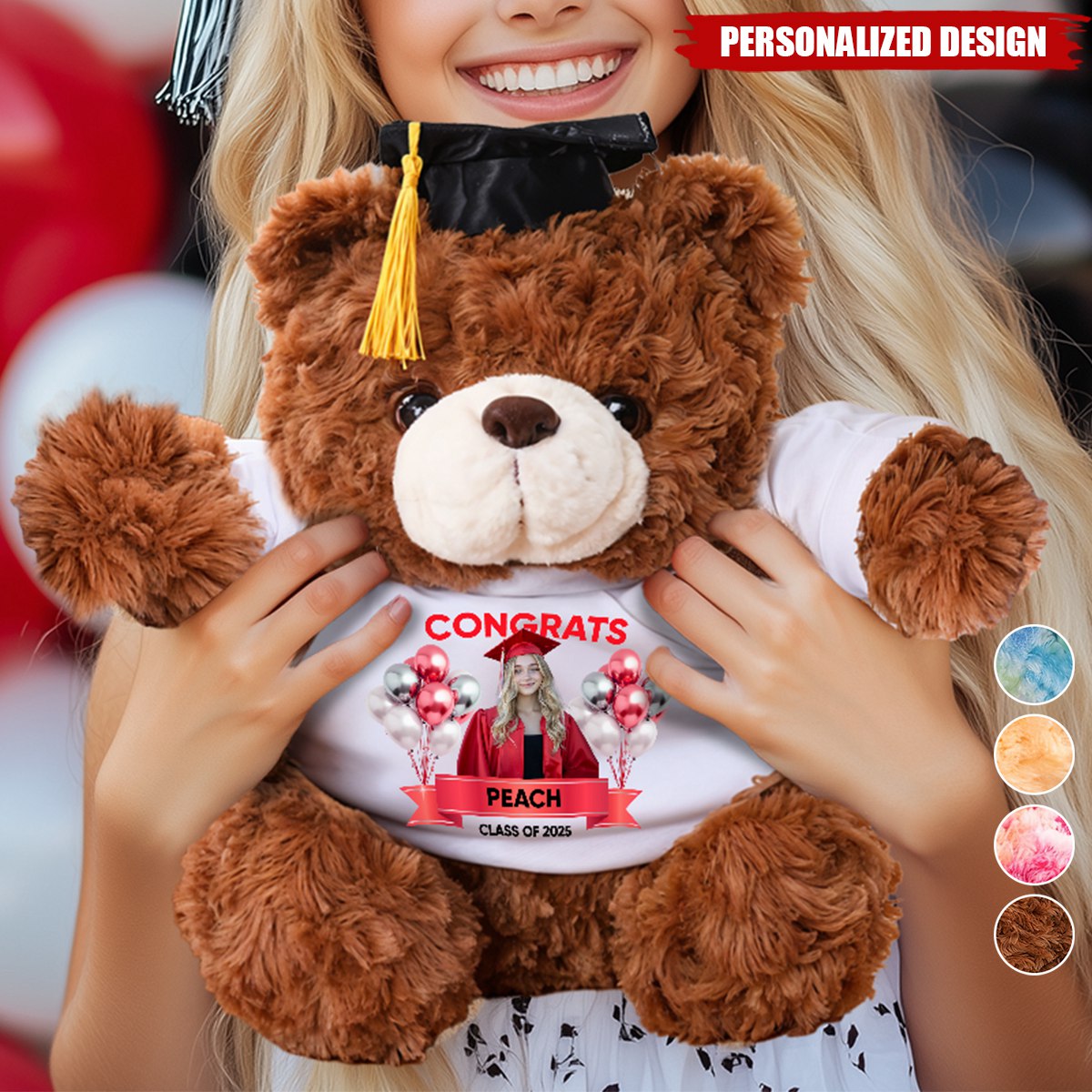Class Of 2025 Congrats Graduate-Personalized Bear