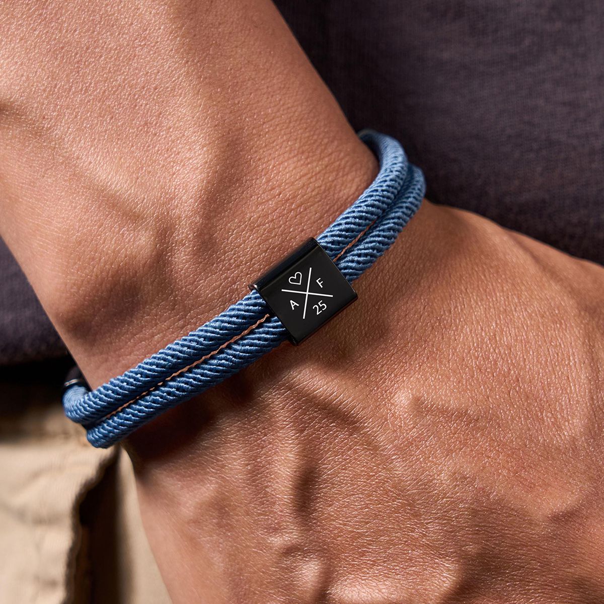 Personalized Dad Bracelet – Adjustable Father's Day Gift For Him