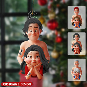 New Release - Couple Christmas Ornament - Personalized Gifts For Couple