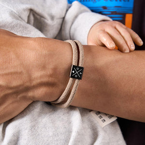 Personalized Dad Bracelet – Adjustable Father's Day Gift For Him