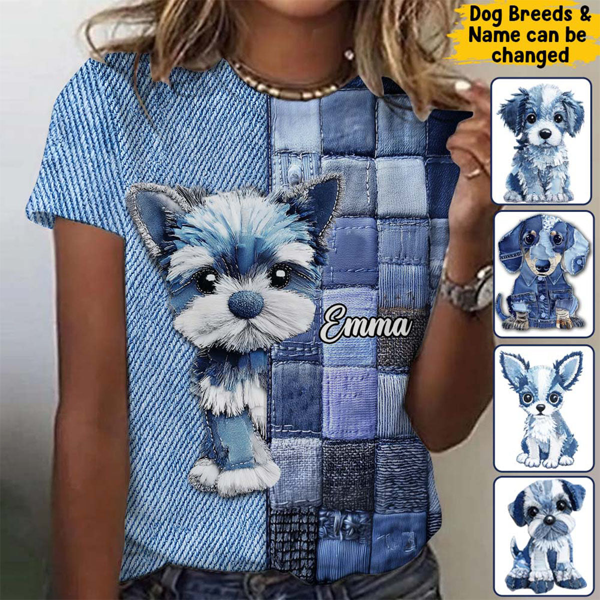 Personalized Dog All Over T-Shirt