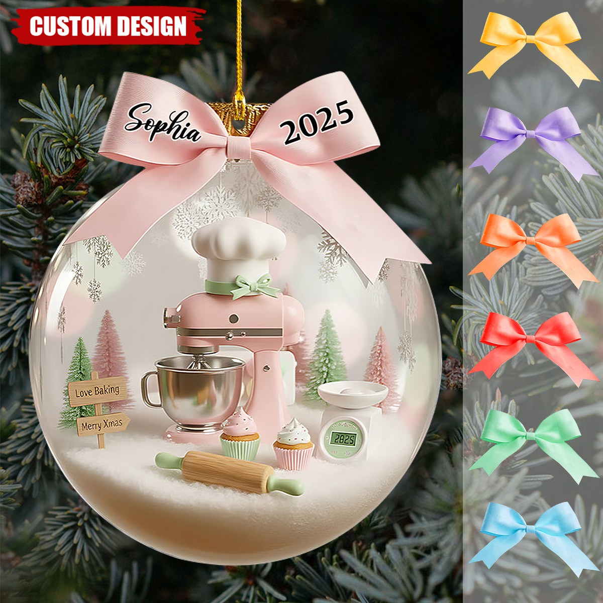 Love Baking - Personalized Baking Ornament