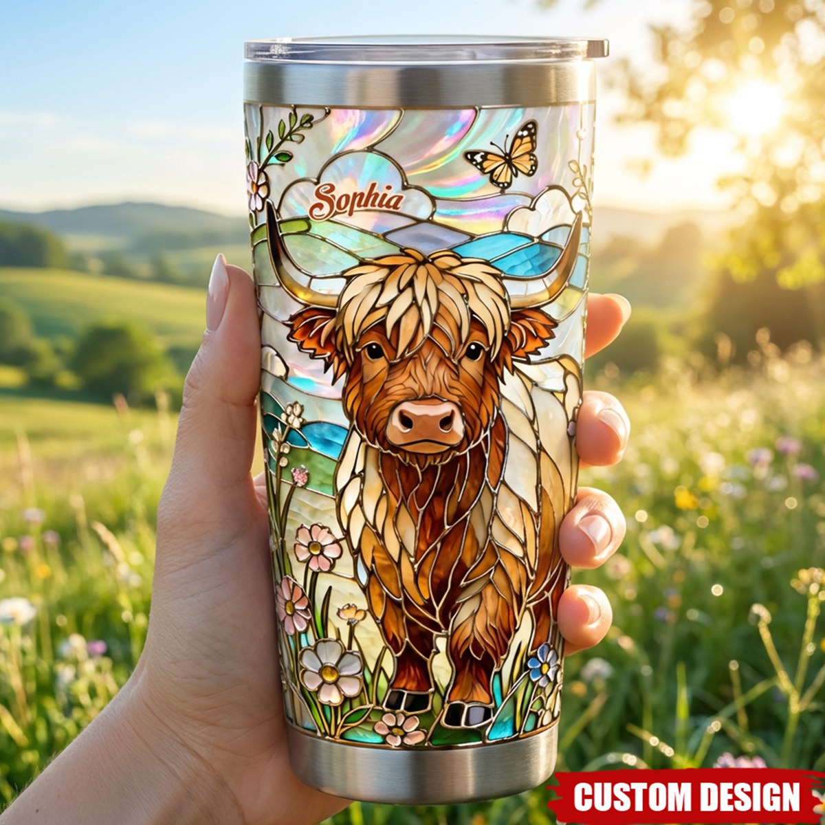 Love Highland Cows - Personalized Highland Cow Tumbler