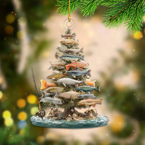Fishing Christmas Ornament-Gift For Fisherman