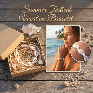 Cowrie Shell Anklet Adjustable Summer Festival Vacation Bracelet