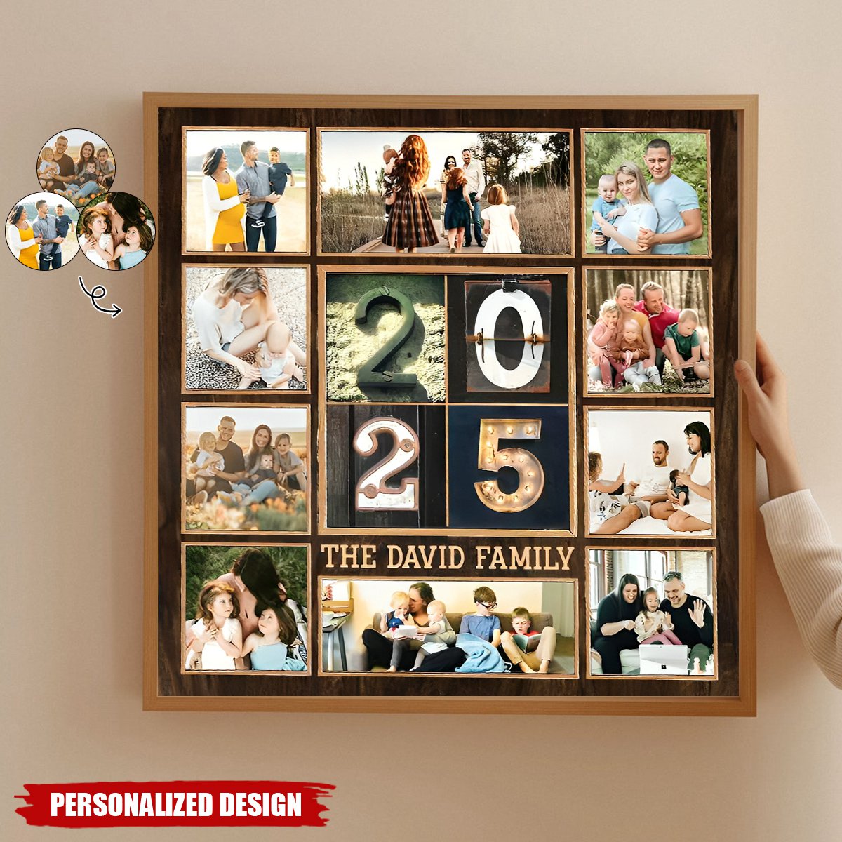 Custom Family Photo Collage Poster 2025-Family Keepsake Gifts