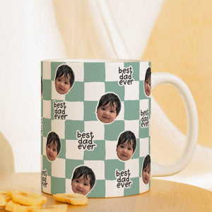 Personalized Best Dad Ever Retro Mug - Gift For New Dads & Father’s Day