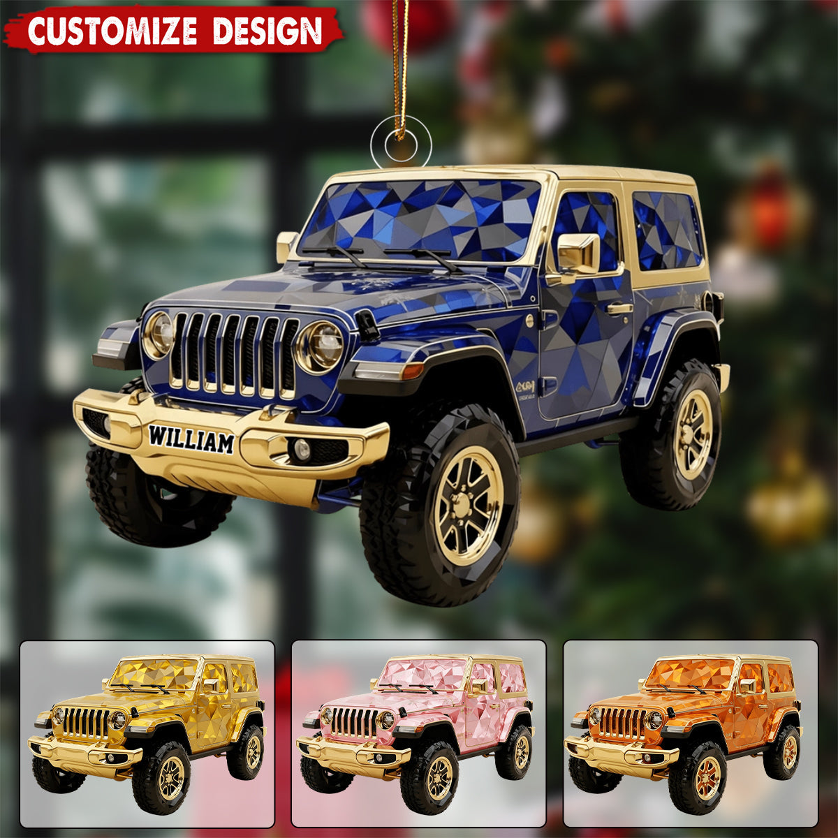 Personalized Off-Road Christmas Ornament - Gifts For Off-road Lovers