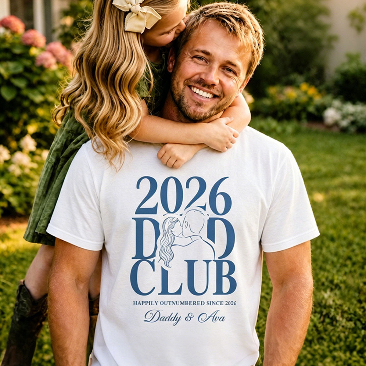 Personalized Comfort Colors Dads Club Shirt, Fathers Day Gift, Gift for Husband, Dad to be, Gift for Dad Birthday