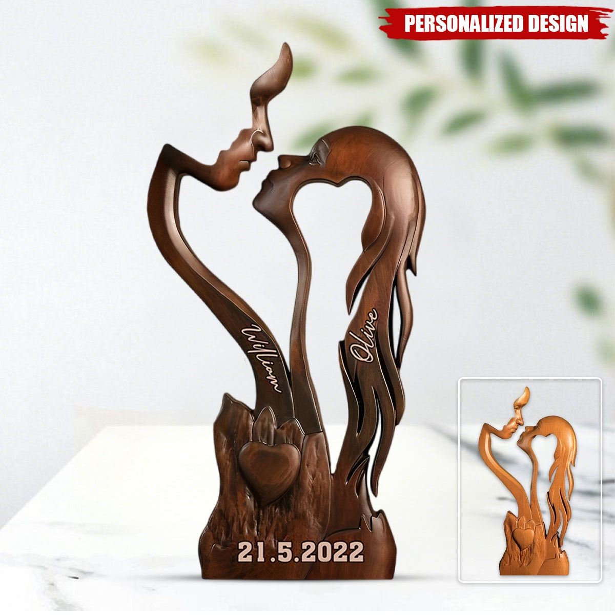 You And Me We Got This-Personalized Couple Custom Shaped Acrylic Plaque