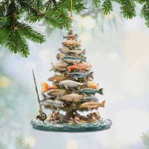 Fishing Christmas Ornament-Gift For Fisherman