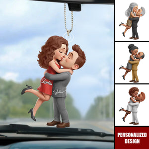 Personalized Anniversary Wedding Car Ornament Gifts For Husband And Wife