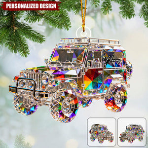 Personalized Car Crystal Ornament