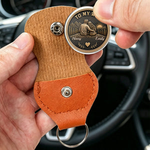 Custom Pocket Hug - Personalized Anniversary Wedding Gifts For Husband And Wife, Him And Her - Love Token Lasts Forever