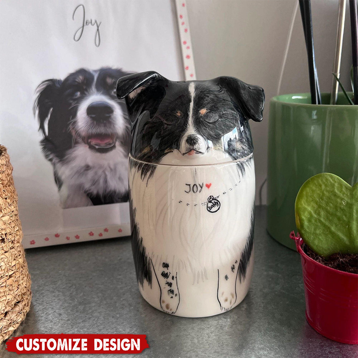 Forever In My Heart-Personalized Dog Urn- Multipurpose Box-Made To Order