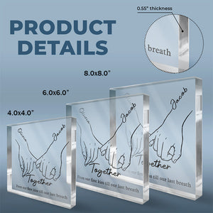 I Love You Forever & Always - Couple Personalized Acrylic Plaque