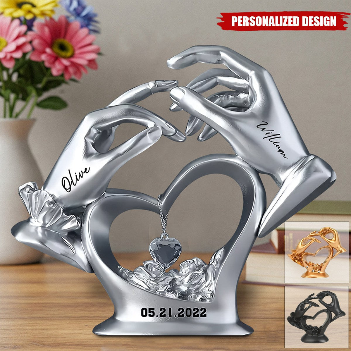 Anniversary Gifts For Couple-Personalized Couple Custom Shaped Acrylic Plaque