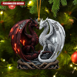 You & Me-Personalized Couple Christmas Ornament-Gift For Couple