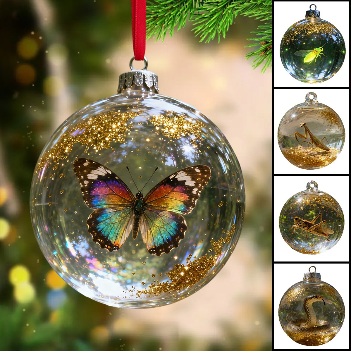 Insect Crystal Acrylic Decoration Ornament