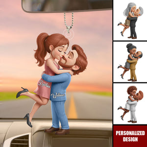 Personalized Anniversary Wedding Car Ornament Gifts For Husband And Wife