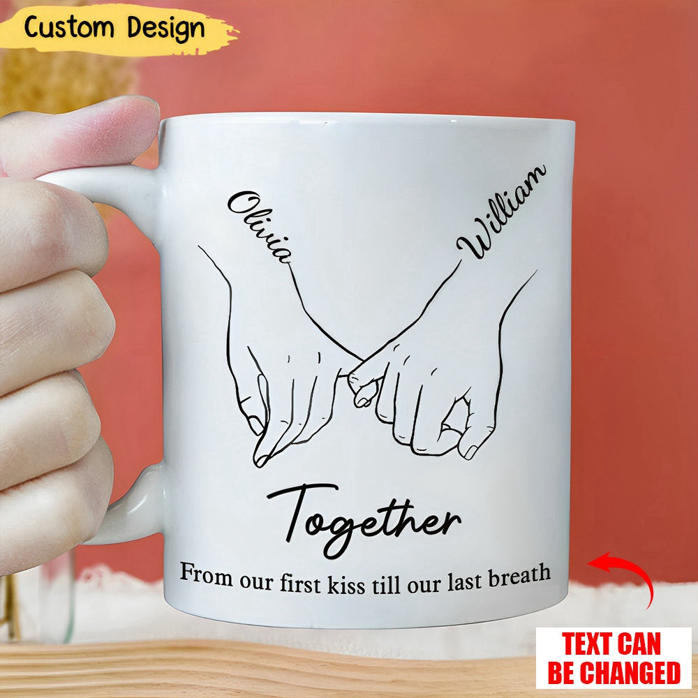 I Love You Forever & Always - Couple Personalized Mug